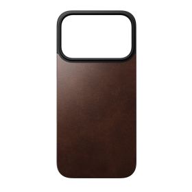 Custodia MagSafe in pelle Nomad per iPhone 17 Pro Rustic Brown Horween