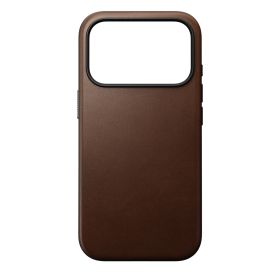 Nomad Custodia Moderna in Pelle per iPhone 17 Pro Marrone
