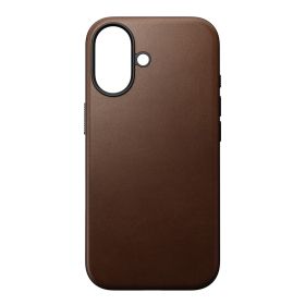 Nomad Custodia Moderna in Pelle per iPhone 17 Marrone
