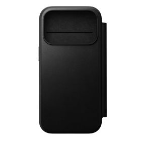 Nomad Custodia Folio in Pelle Moderna per iPhone 17 Pro Nera