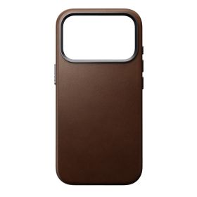 Nomad Custodia Tradizionale in Pelle per iPhone 17 Pro Marrone