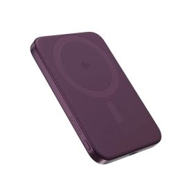 Epico UltraPack Qi2 Slim 5000mAh Alluminio Mag+ Power Bank Wireless EM51 Viola Scuro