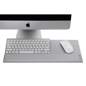 Rain Design - mRest Poggiapolsi e Tappetino per Mouse - Argento