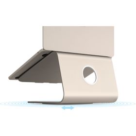 Rain Design - mStand 360 Supporto per Laptop con Base Girevole - Starlight