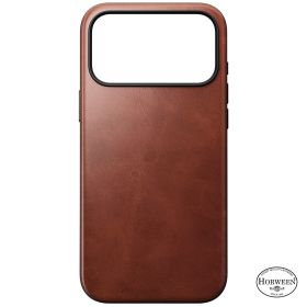 Nomad Custodia Tradizionale in Pelle per iPhone 17 Pro Olde Dublin Horween