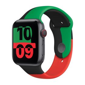 Apple Sport Band - Cinturino per Apple Watch 42mm / 44mm / 45mm / 49mm - Black Unity