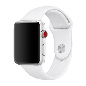 Apple Sport Band - Cinturino per Apple Watch 38mm / 40mm / 41mm / 42mm / 41 mm - White (1a Gen)