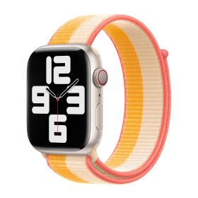 Apple Sport Loop - Cinturino per Apple Watch 38mm / 40mm / 41mm - Maize / White