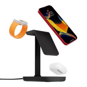 Twelve South - HiRise 3 Supporto di Ricarica Wireless - Nero