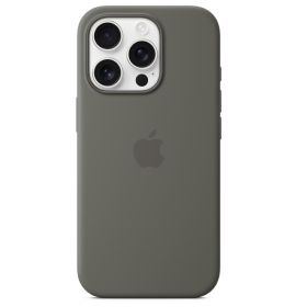 Apple Custodia Silicone MagSafe per iPhone 16 Pro Grigio Pietra