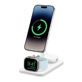Twelve South HiRise 3 Deluxe 3-in-1 Charging Stand - Bianco