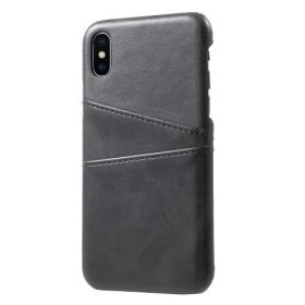 Casecentive Leren Wallet - Cover per iPhone X / XS - Nera
