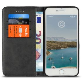 Casecentive Leren Wallet - Cover Phone 7 / 8 / SE 2020 - Nera