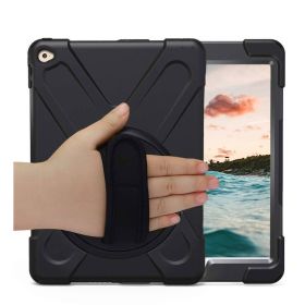 Casecentive Handstrap - Case per iPad 2017 / 2018 - Nero