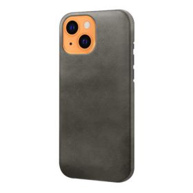 Casecentive - Cover in pelle per iPhone 14 Plus - Nero