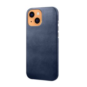 Casecentive - Cover in pelle per Phone 13 - Blu