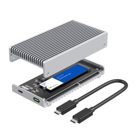 Casecentive Custodia M.2 NVMe SSD 40Gbps Argento