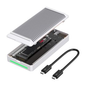Casecentive M.2 NVMe SSD Enclosure – 80Gbps Argento