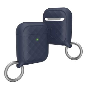 Catalyst - Custodia con con Clip ad Anello per AirPods 1 / AirPods 2 - Blu Notte 