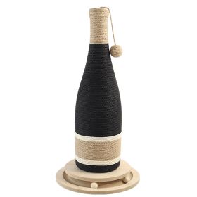 CATLINK Tiragraffi Rotante a Forma di Bottiglia di Vino per Gatti