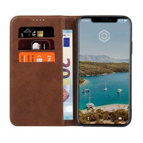 Casecentive Leren Wallet - Cover iPhone 11 - Marrone
