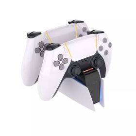 FIXED - Base di ricarica doppia per controller PS5 - Nero / Bianco
