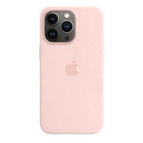 Apple - Custodia in Silicone con MagSafe Case per iPhone 13 Pro - Chalk Pink