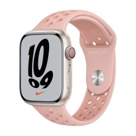 Apple - Nike Sport Band per Apple Watch 42mm / 44mm / 45mm / 49mm - Pink Oxford / Rose Whisper