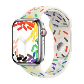Apple Sport Band - Cinturino per Apple Watch 42mm / 44mm / 45mm / 49mm - Pride Edition S/M