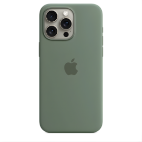 Custodia MagSafe in silicone Apple per iPhone 15 Pro Max Cypress