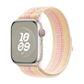 Apple Nike Sport Loop Apple Watch 44mm / 45mm / 46mm / 49mm Starlight / Pink