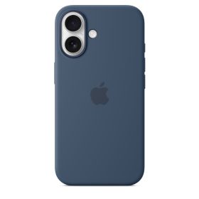 Custodia Apple in silicone con MagSafe per iPhone 16 Denim