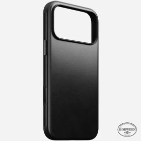 Nomad Custodia Moderna in Pelle per iPhone 17 Pro Nera Horween