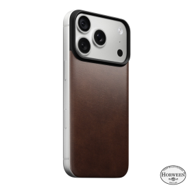 Nomad Retro Magnetico in Pelle Horween MagSafe iPhone 18 Pro Rustic Brown