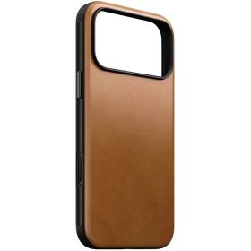 Nomad Custodia Moderna in Pelle per iPhone 17 Pro Max Beige Inglese