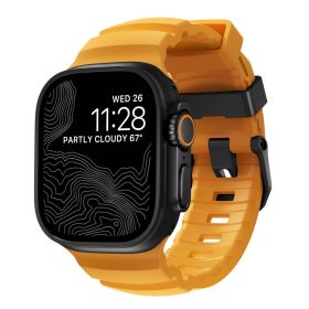 Nomad Rocky Point - Cinturino per Apple Watch 42mm / 44mm / 45mm / 49mm Sol Connector Nero