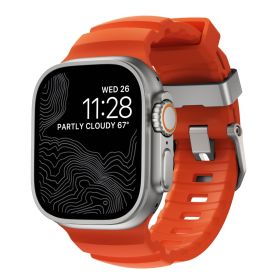Nomad Rocky Point - Cinturino per Apple Watch 42mm / 44mm / 45mm / 49mm Magma Connector Natural