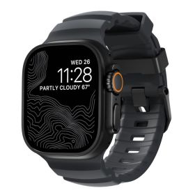 Nomad Rocky Point - Cinturino per Apple Watch 42mm / 44mm / 45mm / 49mm - Storm Connector Nero