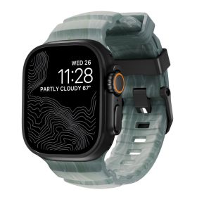 Nomad Rocky Point Band Apple Watch (Ultra) 42 mm / 44 mm / 45 mm / 46 mm / 49 mm Sierra Stone Connector Nero