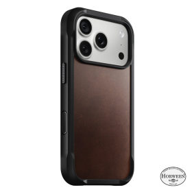 Nomad Custodia Rugged in Pelle Horween iPhone 18 Pro Rustic Brown