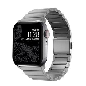 Cinturino Nomad in titanio V3 per Apple Watch 42/44/45/49 mm Naturale