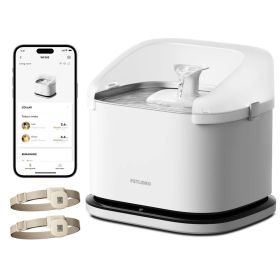 Petlibro Dockstream RFID Fontana automatica intelligente per animali domestici Bianca