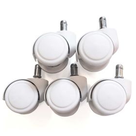 Ranqer -  Set di rotelle per sedia da gaming - Bianco