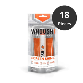 Whoosh - Detergente per schermi Screen Shine Pocket - 18 pezzi 