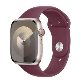 Apple Sport Band - Cinturino per Apple Watch 42mm / 44mm / 45mm / 49mm - Mulberry S/M