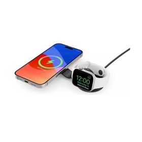 Twelve South - ButterFly SE 2-in-1 Qi2 Caricabatterie Wireless - Nero