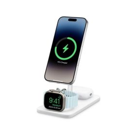 Twelve South HiRise 3 Deluxe 3-in-1 Charging Stand - Bianco