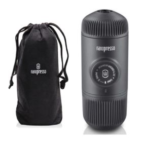 Wacaco - Caffettiera portatile Nanopresso con custidia - Grigio
