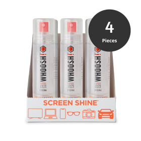 WHOOSH! - Detergente per schermi Grab and Go 80 - ml - Bundle 4 pezzi