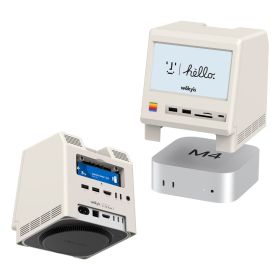 Docking Station Retrò Wokyis M5 Mac Mini M4/M4 Pro 10Gbps